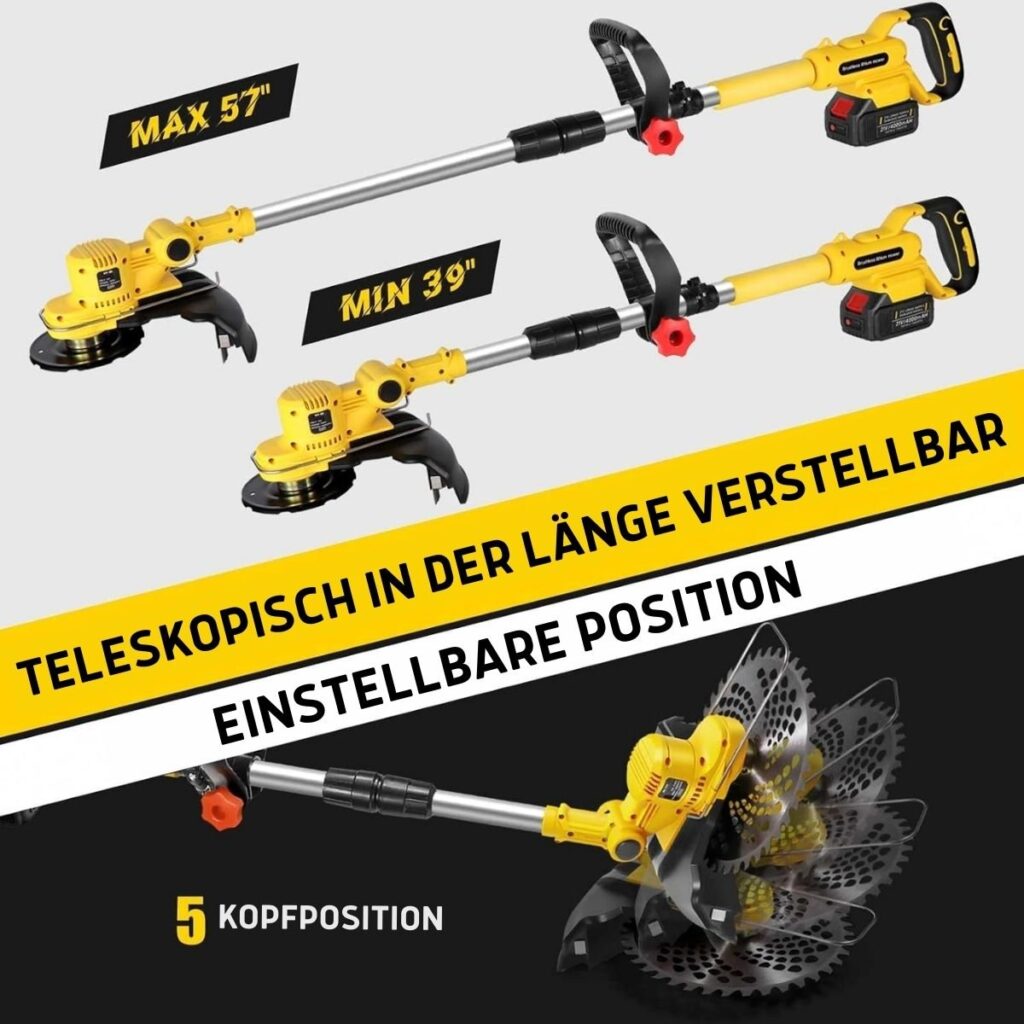 Mango telescópico ajustable GrassTrimmerHyper